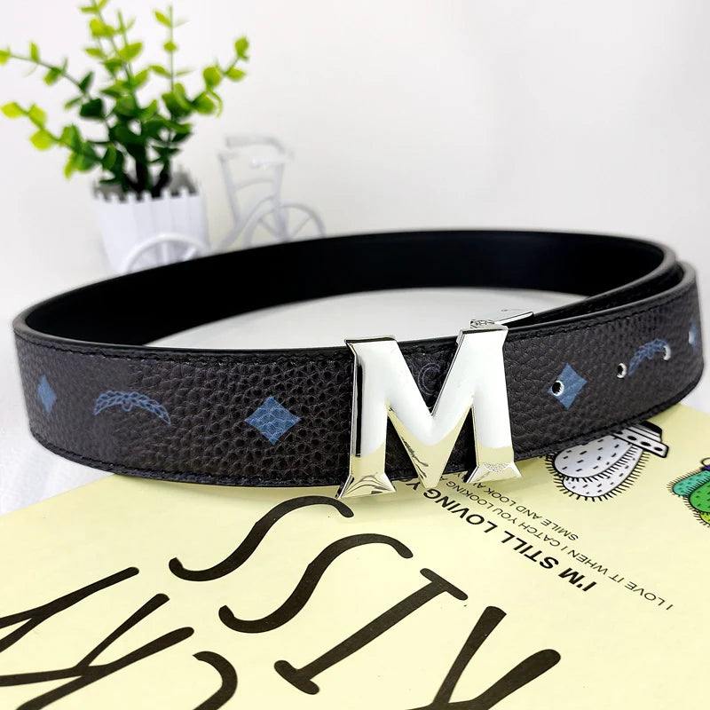 ZUANKUO Classic Genuine Leather Belt For Men And Women