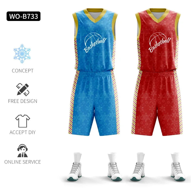 Jianfei Personalized Reversible Basketball Jersey Training Uniform