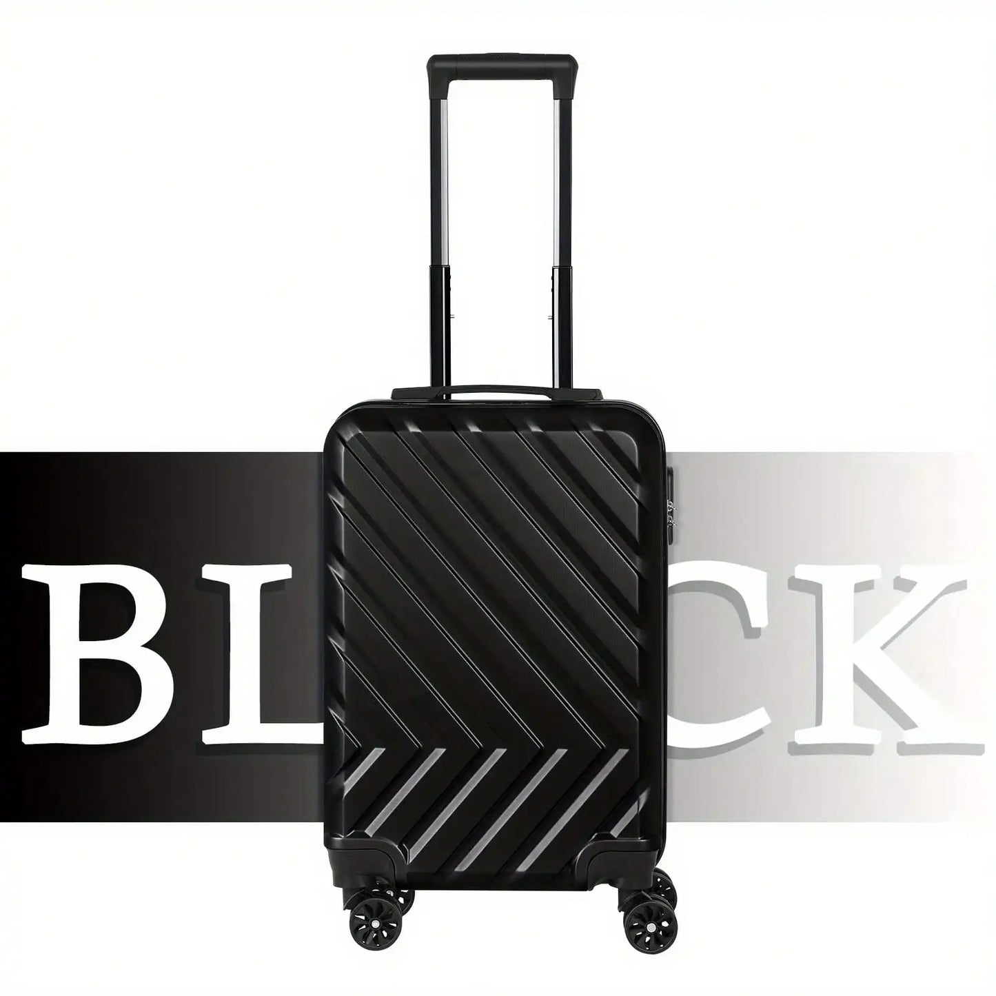 ABS Trolley Luggage Case With Spinner Wheels And Customs Lock