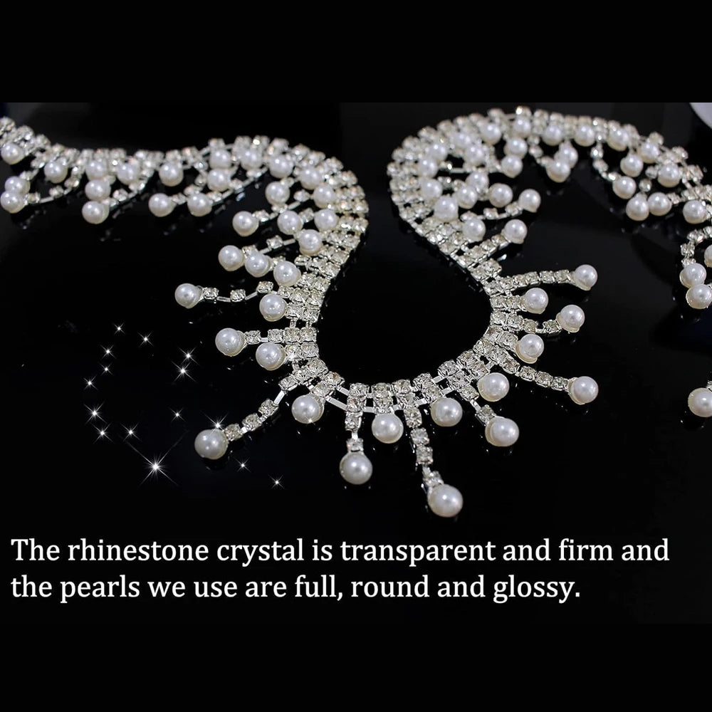 Jay Home CN Rhinestone Ribbon Chain Fringe Trim For Weddings