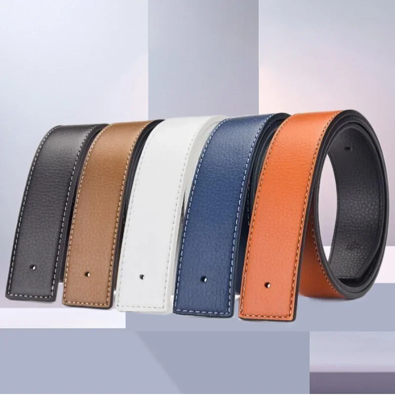 PU Leather No Buckle Belt Casual Style For Everyday Wear