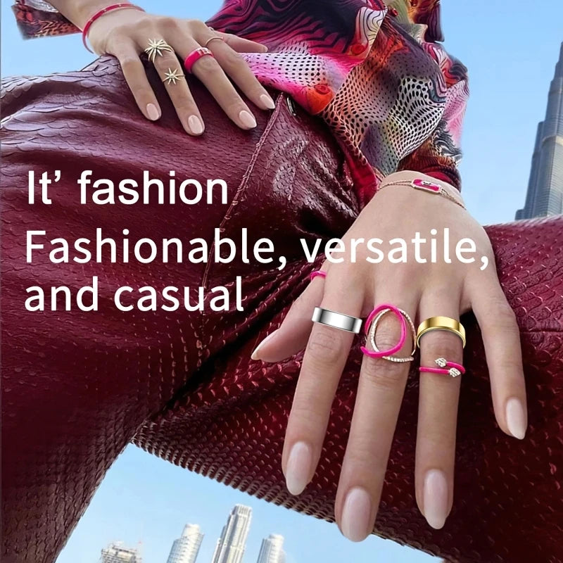 Smart Ring Health Tracker With Heart Rate And Blood Pressure
