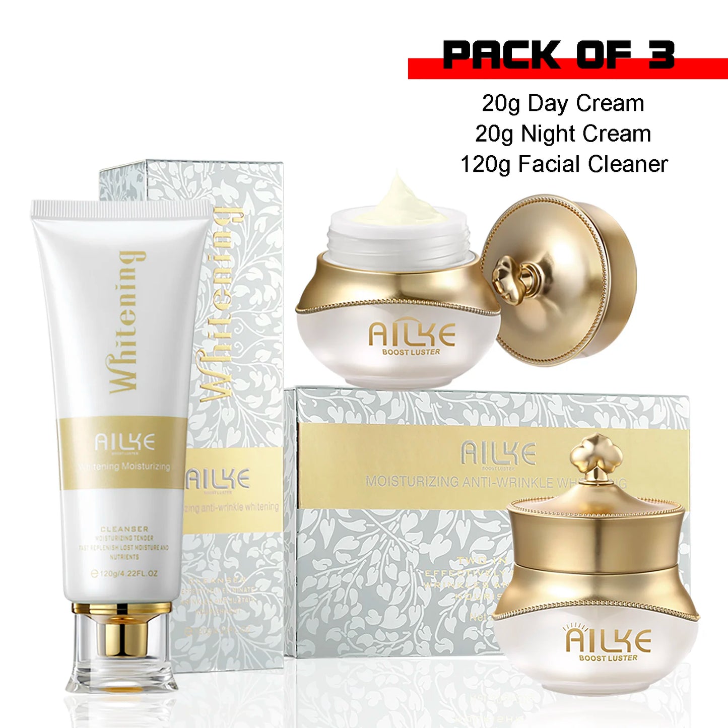AILKE Night Cream For Women Collagen Moisturizing Brightening Anti Aging