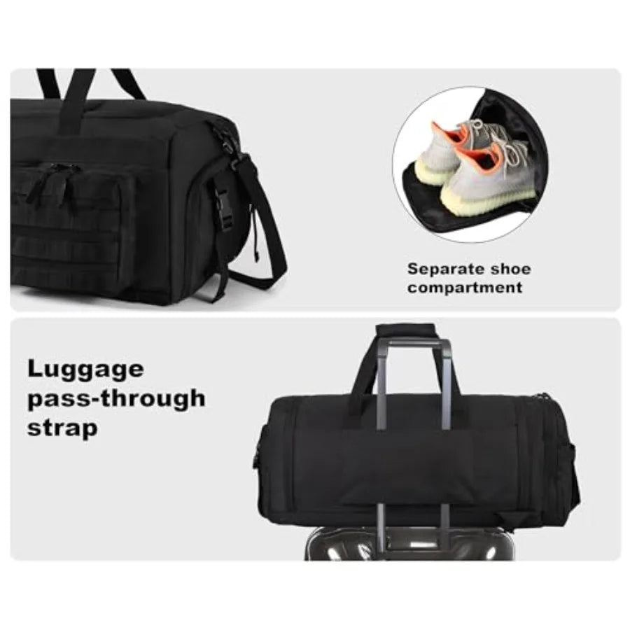 Tactical Duffle Bag Three In One Gym Backpack MOLLE
