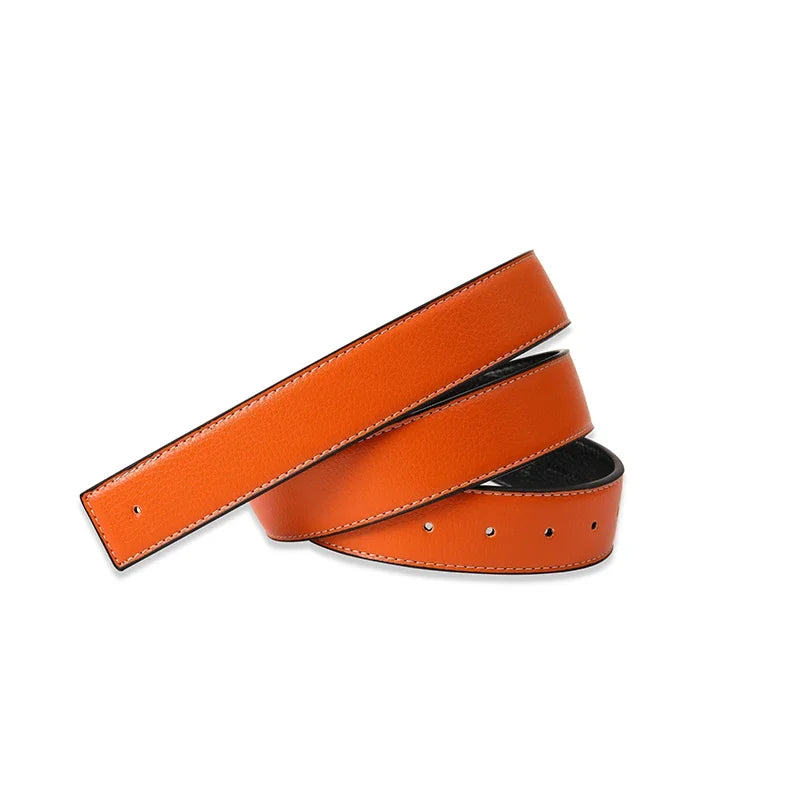 PU Leather No Buckle Belt Casual Style For Everyday Wear
