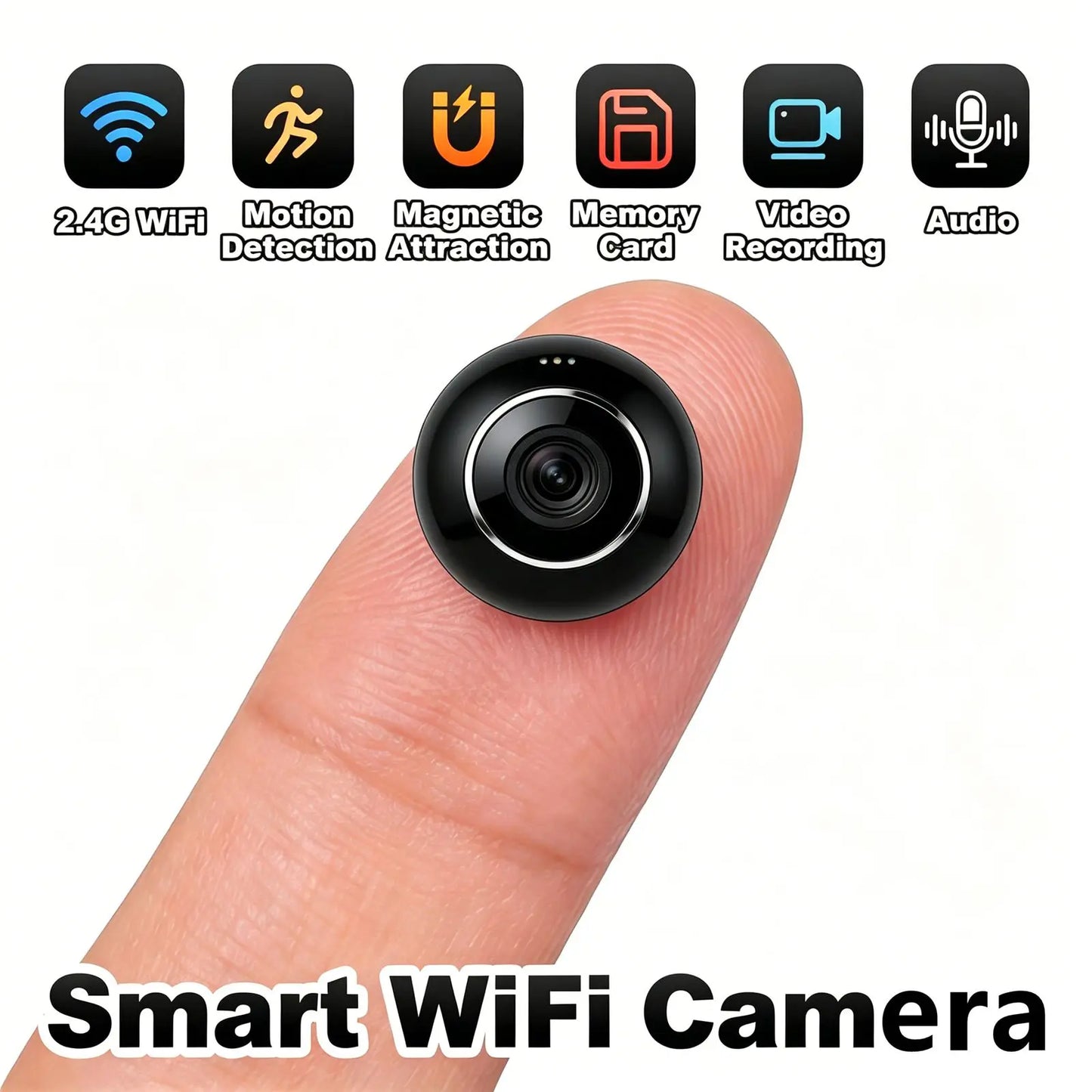 4K Wireless Surveillance Camera With Motion Detection And Cloud Storage