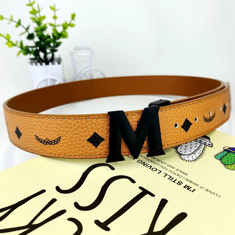 ZUANKUO Classic Genuine Leather Belt For Men And Women