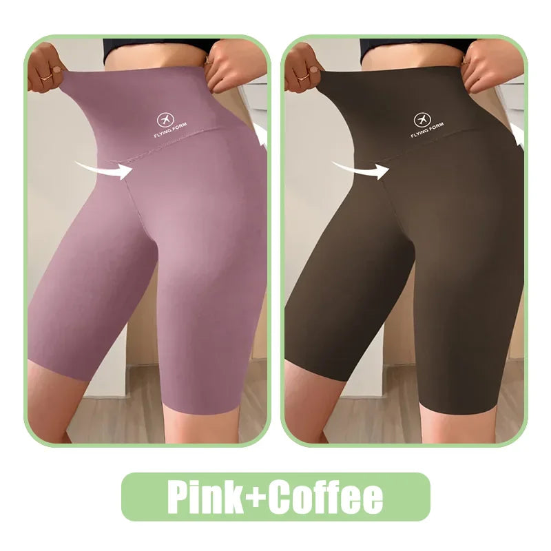 Women's Yoga Shorts High Waist Push Up Gym Fitness
