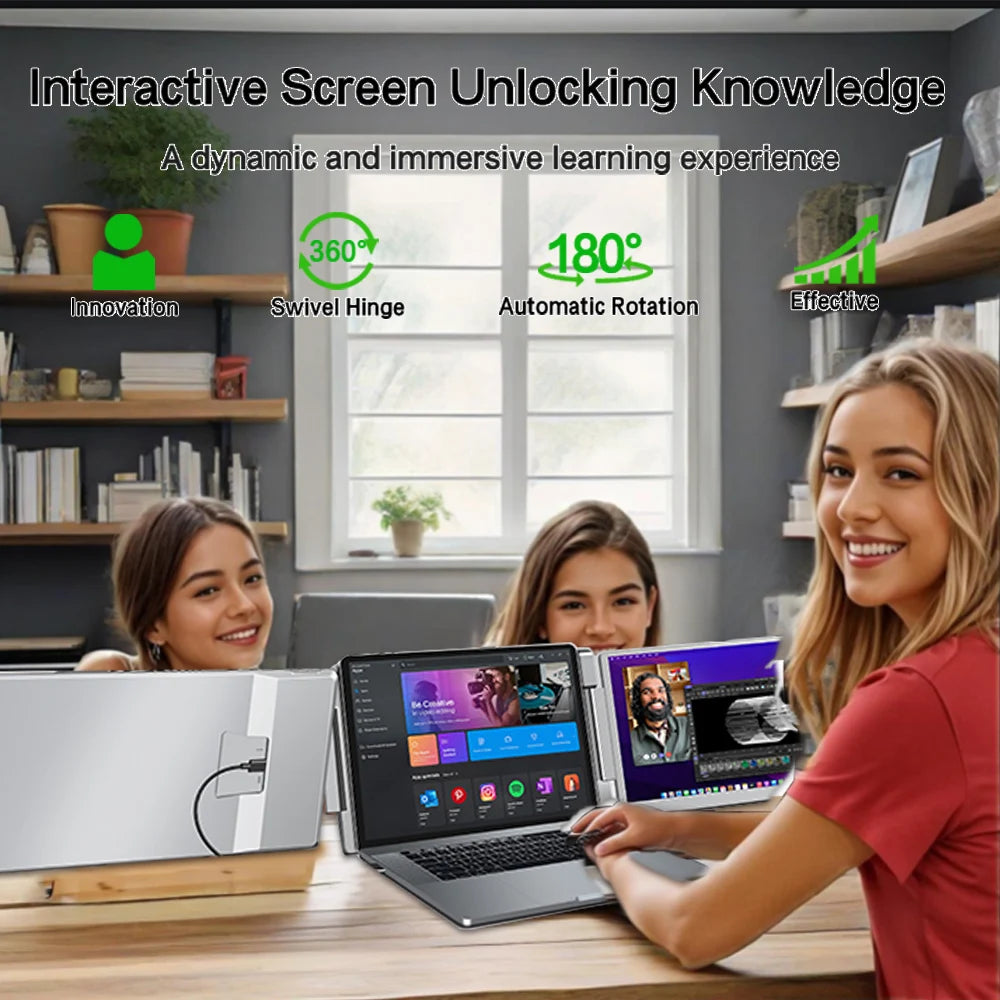 Ecooper Dual Screen Portable Monitor for Computers and Gaming Consoles