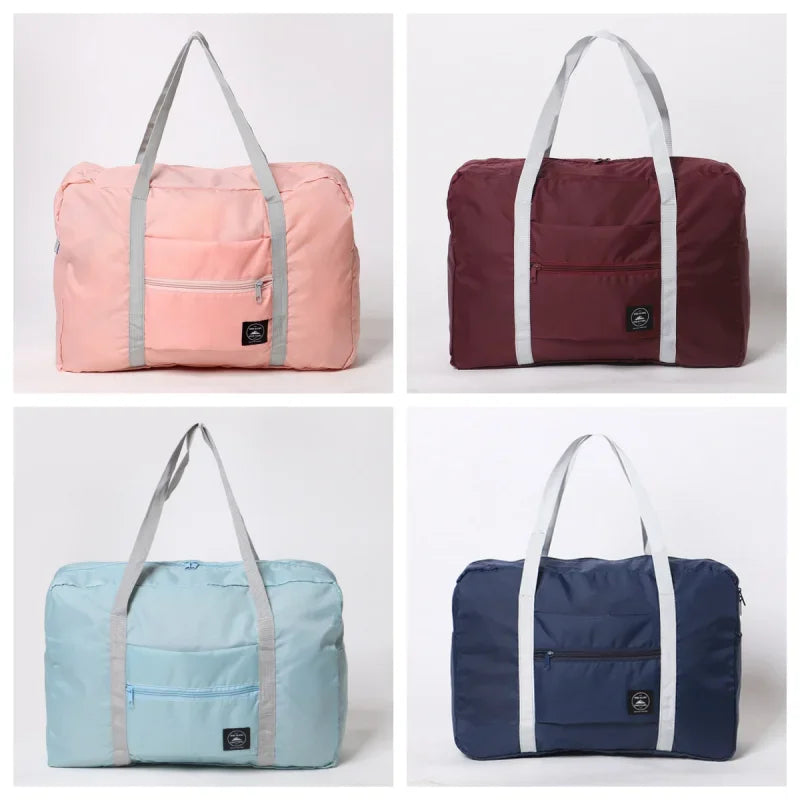 Foldable Travel Duffel Bag Carry On For Women Large Capacity