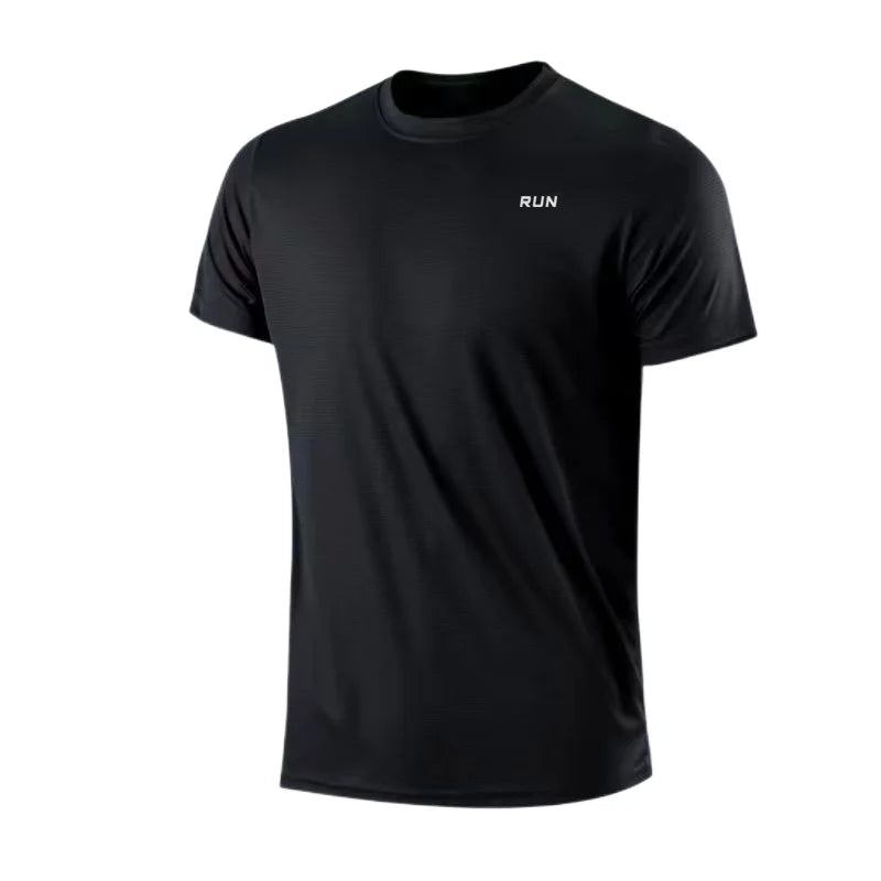 Men's Quick Dry Short Sleeve Gym T Shirt Moisture Wicking