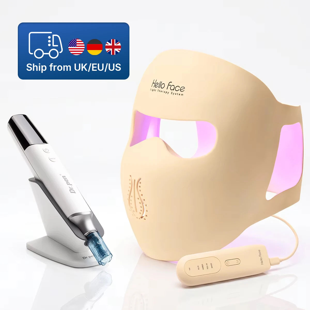 Hello Face DrPen M9 Microneedle Device With M300 LED Mask