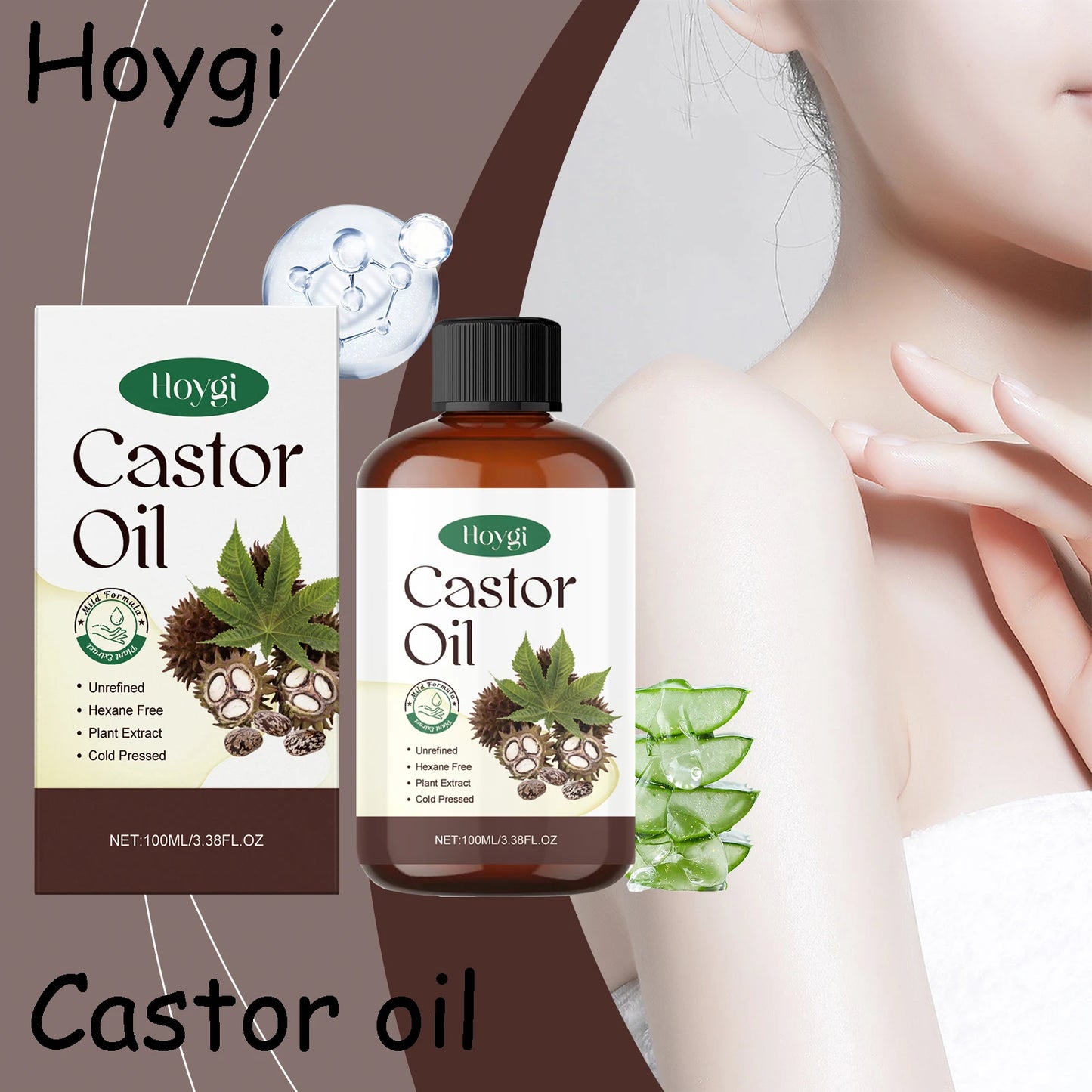 Castor Oil Body Care Oil Nourishing Skin And Scalp