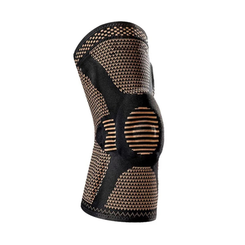Orthopedic Knee Pad And Brace Adjustable Copper Nylon Patella Protector