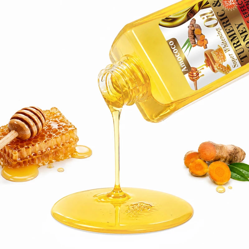 Amococo Turmeric Honey Body Oil Moisturizing Skincare Treatment