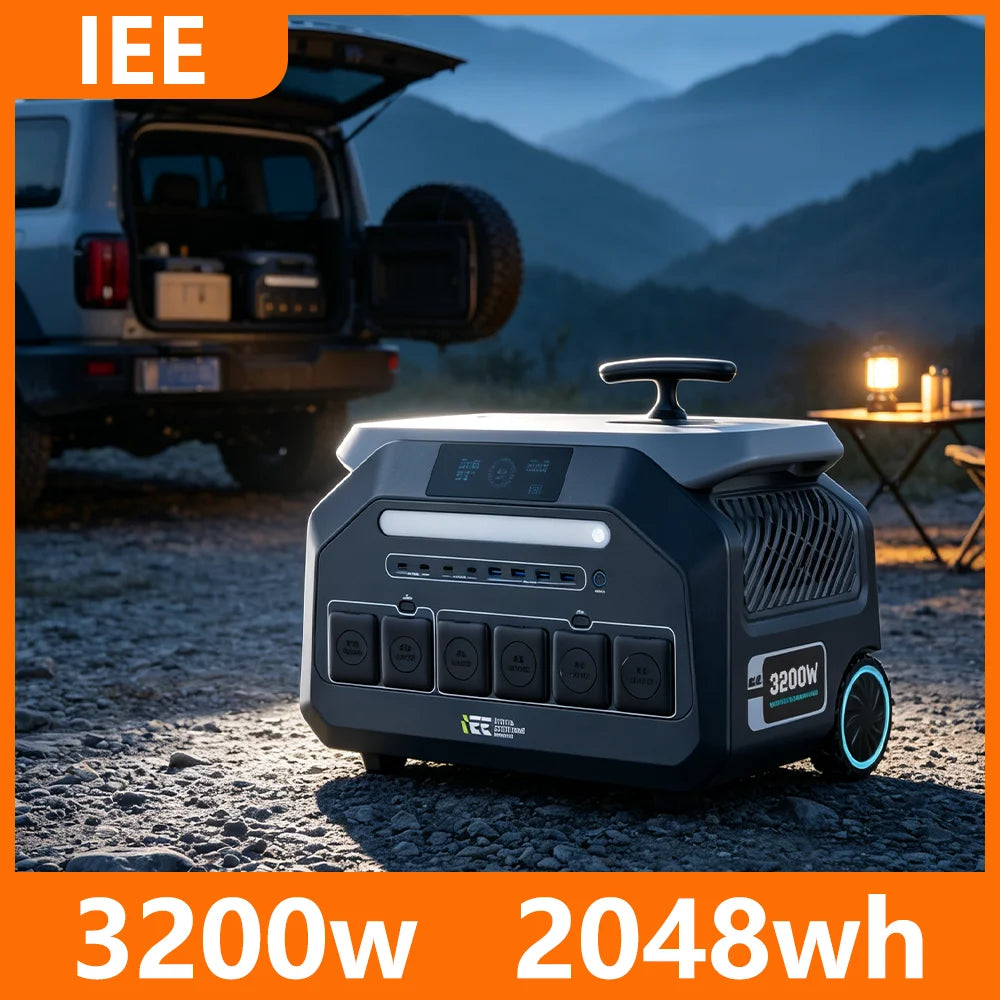 IEE Portable Power Station With Fast Charging Backup Power