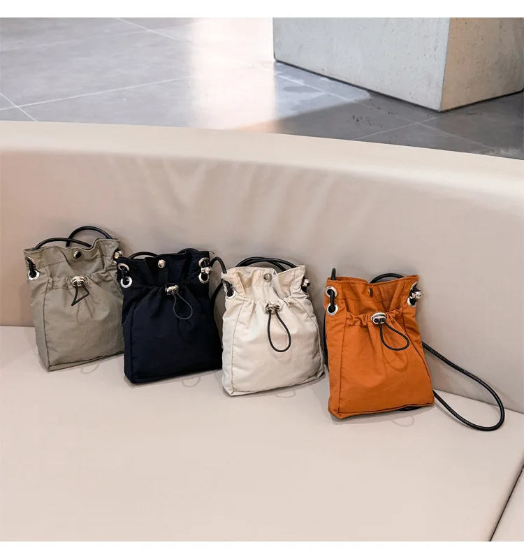 Nylon Crossbody Bag Soft Mini Phone Wallet Multifunctional