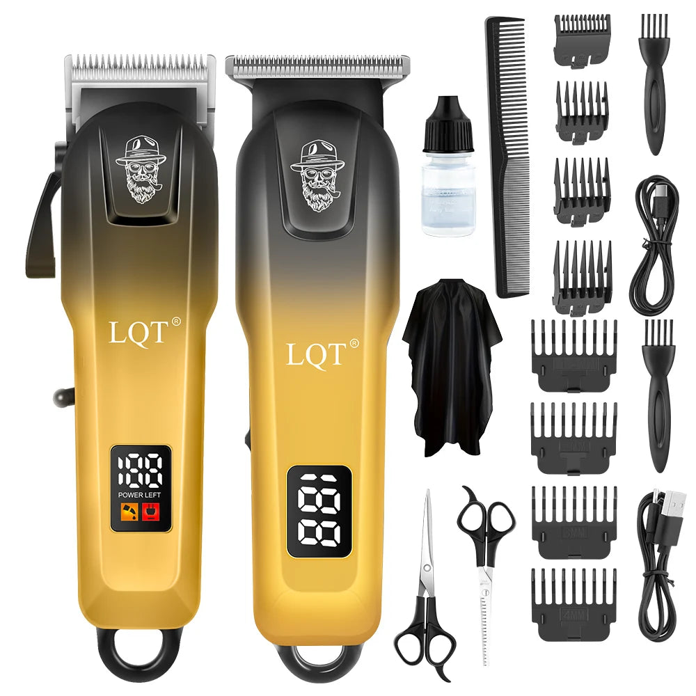 LQT Professional Cordless Hair Clipper And Beard Trimmer Kit