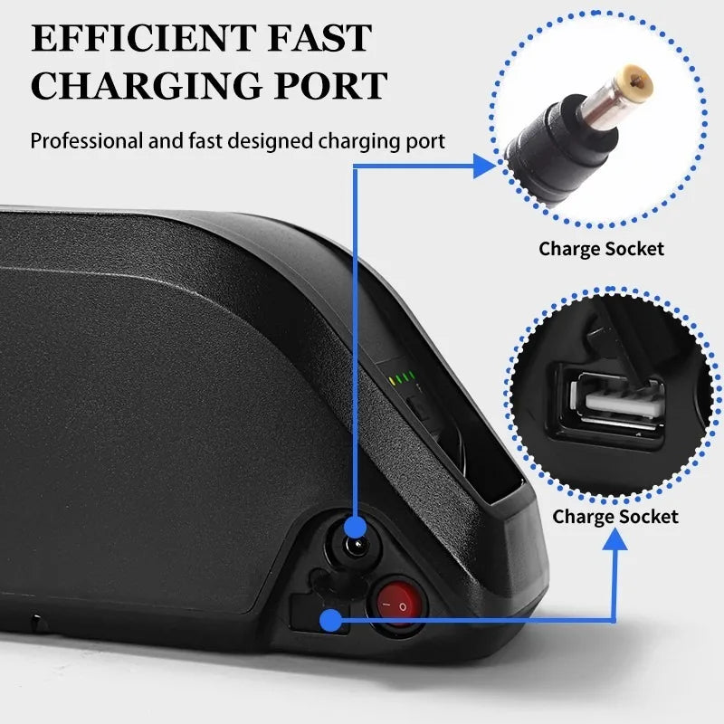 Aleaivy Hailong 36V Ebike Battery 10Ah 15Ah 20Ah Li Ion
