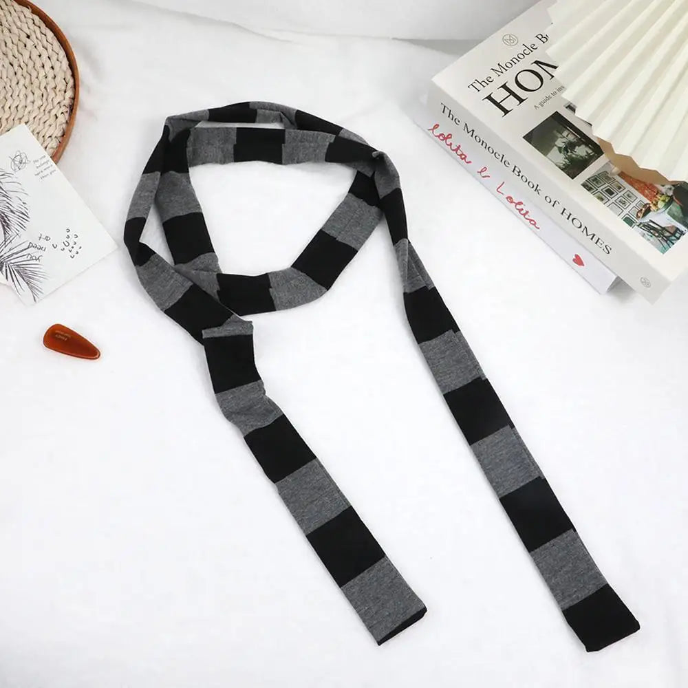 YJSFG HOUSE Harajuku Cotton Scarf Neckerchief Long Streetwear