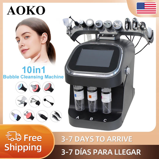 AOKO 10 In 1 Bubbles Skincare Facial Spa Hydrogen Purification
