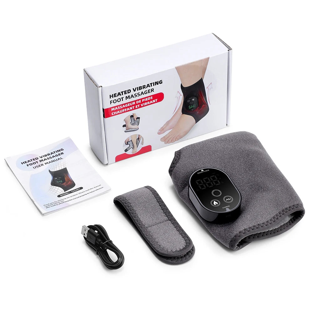 Pastsky Electric Ankle And Wrist Heating Vibration Therapeutic Massager
