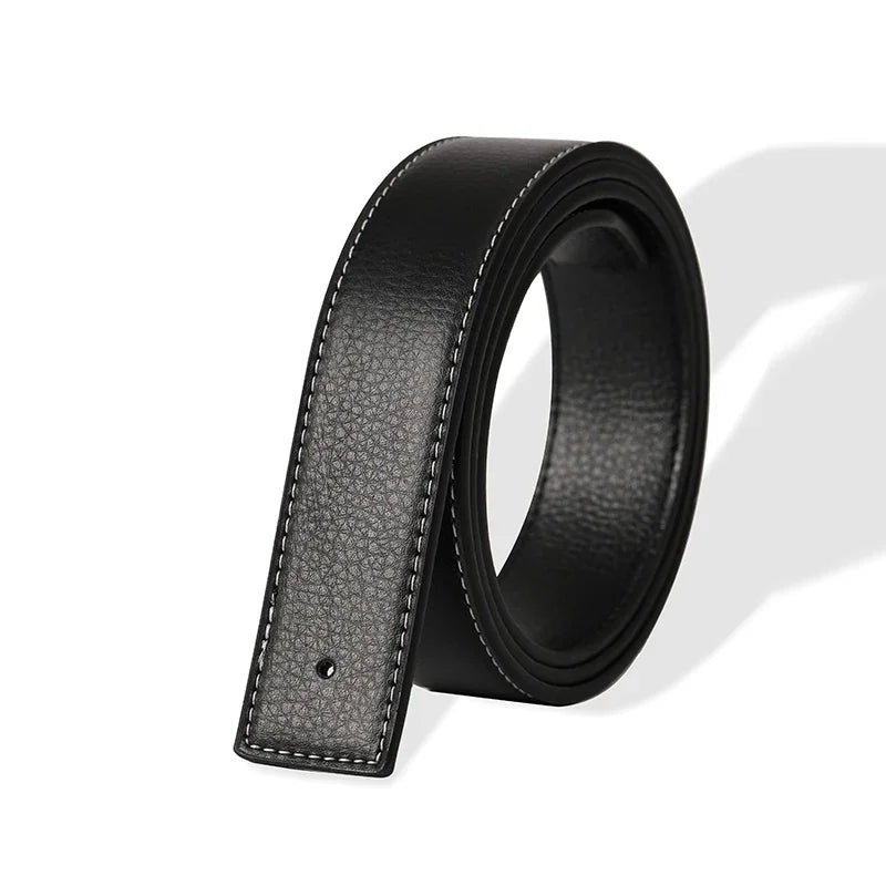 PU Leather No Buckle Belt Casual Style For Everyday Wear
