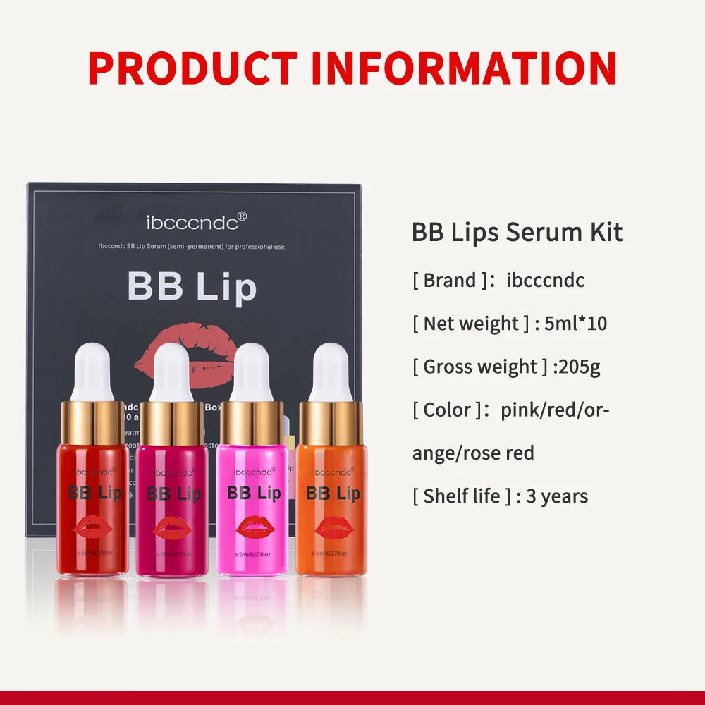 Ibcccndc Korea Glow BB Lips Ampoule Serum Starter Set