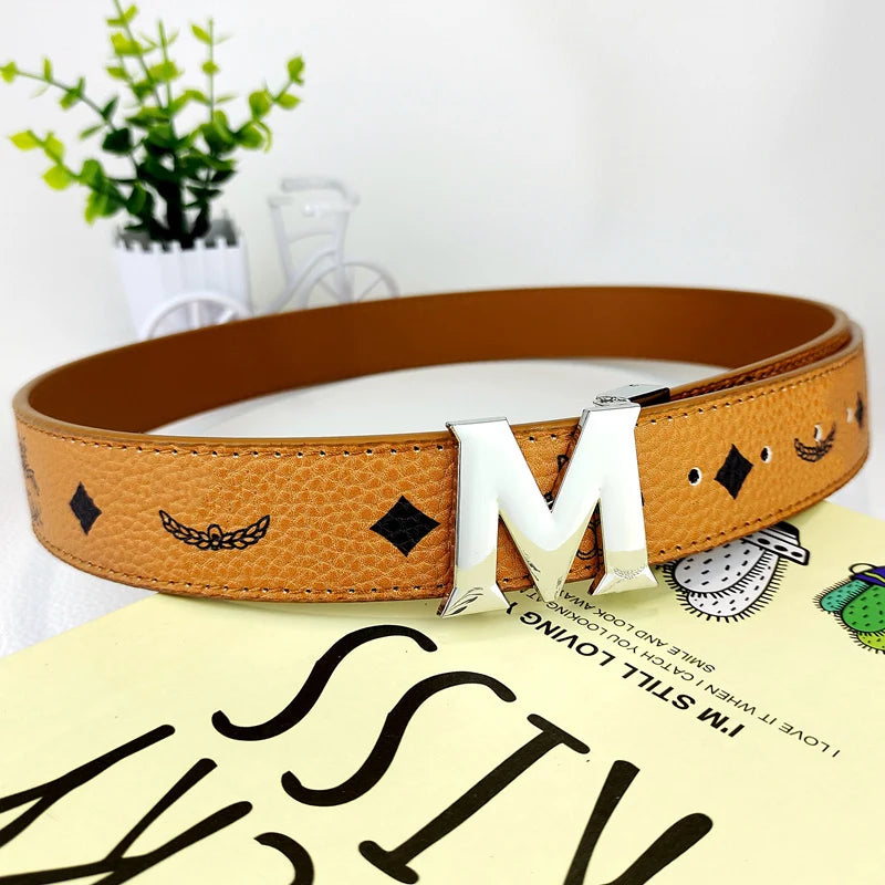 ZUANKUO Classic Genuine Leather Belt For Men And Women