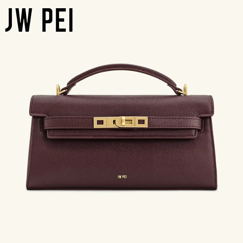 JW PEI Noor Mini Crocodile Embossed Top Handle Satchel Purse