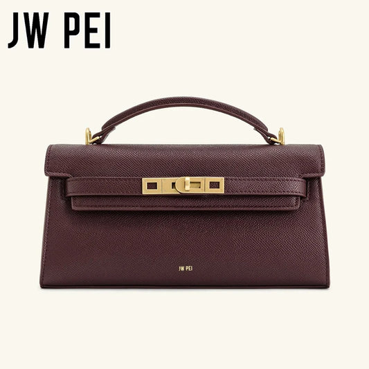 JW PEI Noor Mini Crocodile Embossed Top Handle Satchel Purse