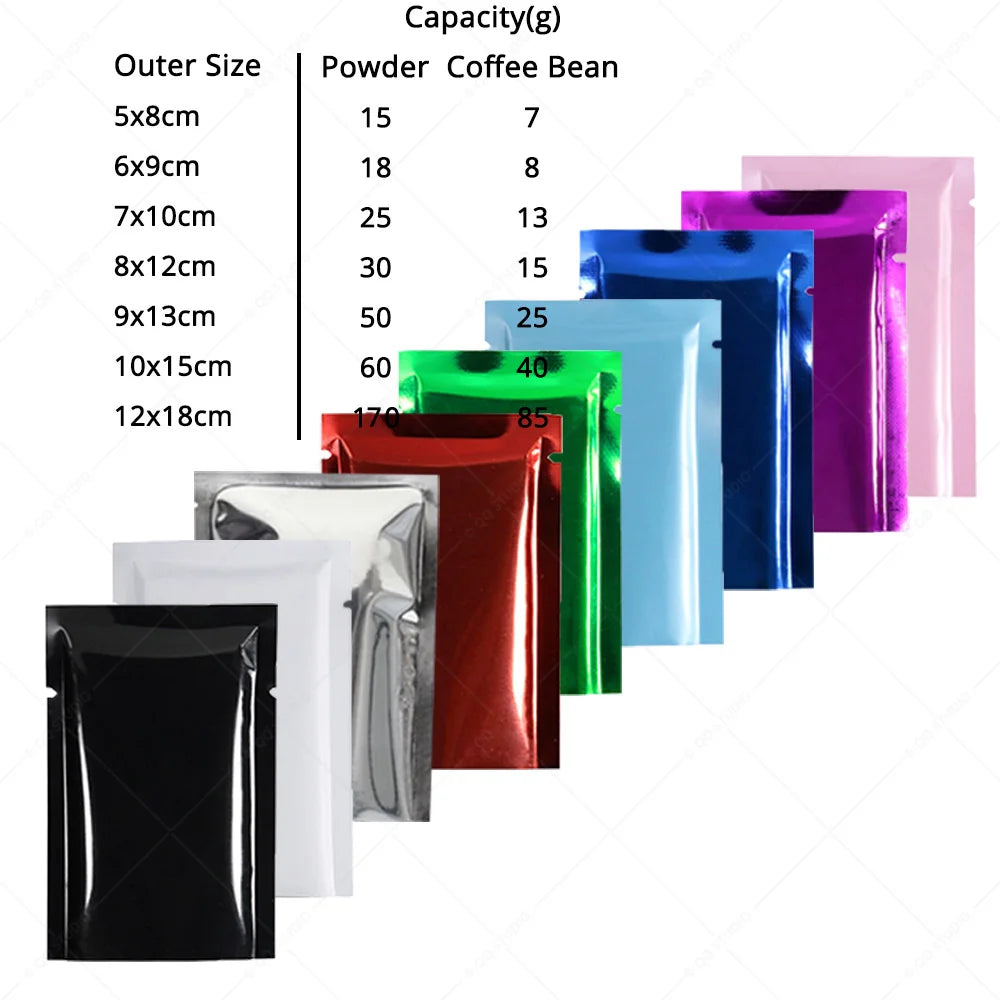 VoluPack Smell Proof Aluminum Foil Heat Seal Coffee Pouches