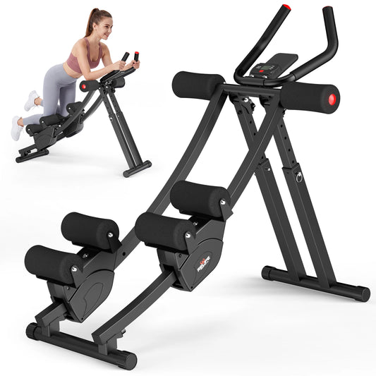 Relife Sports Dual Track Ab Machine for Home Fitness