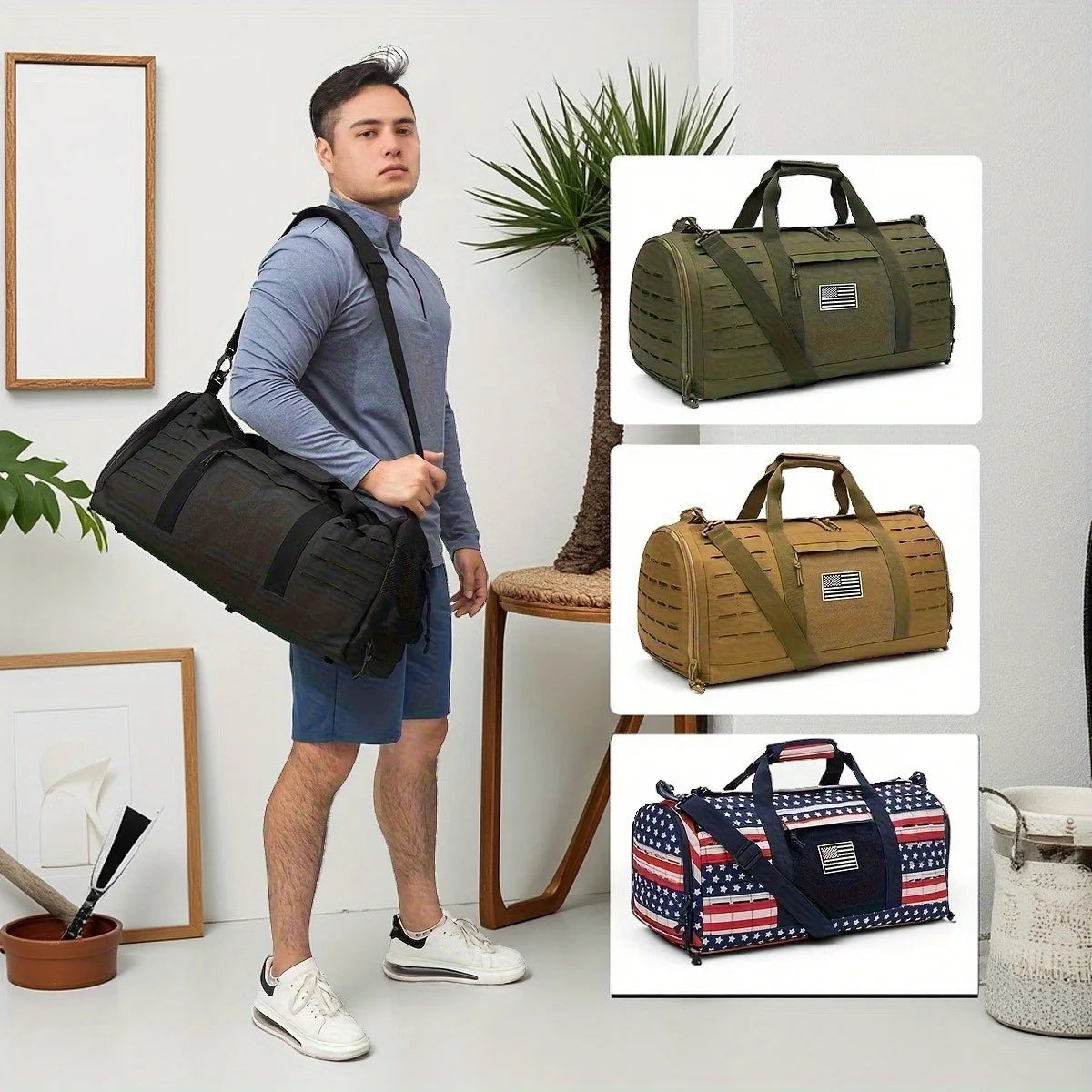 ReFire Gear Gym Duffle Bag For Travel And Training