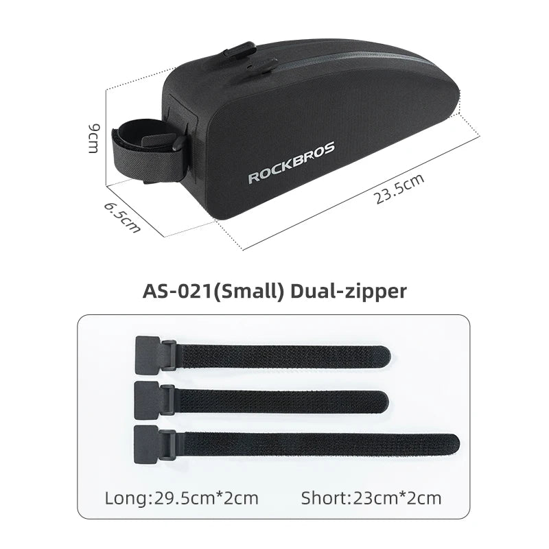 ROCKBROS Top Tube Bag Waterproof Hard Shell Large Capacity