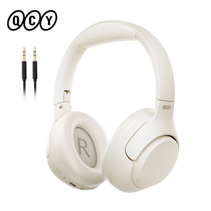 QCY H3 Wireless Headphones With Active Noise Cancellation Bluetooth 5.4