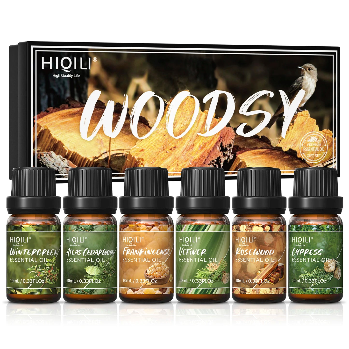 HIQILI Fragrance Oil Set 6x10mL Pure Essential Oils