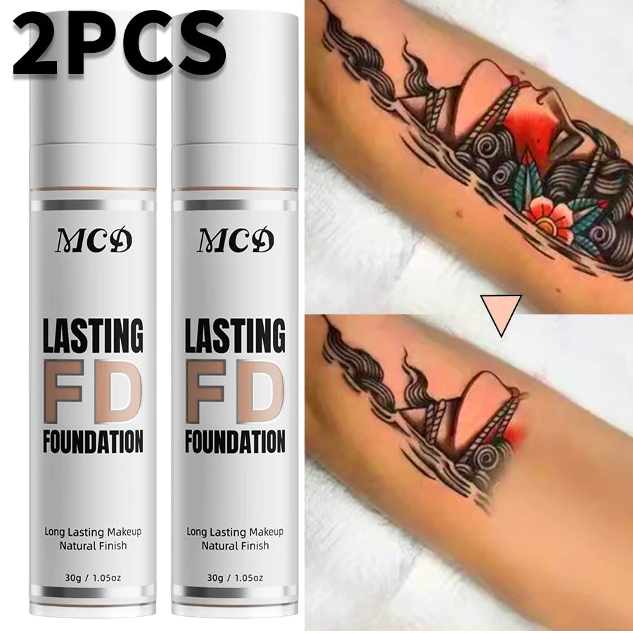 MCD Full Coverage Liquid Concealer Cream Makeup Foundation