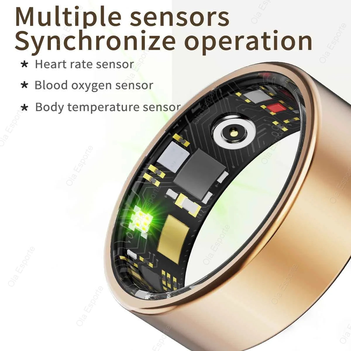 Ola Esporte Smart Ring Heart Rate Blood Oxygen Sleep Monitor