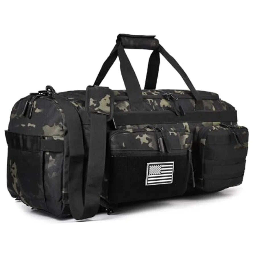 Tactical Duffle Bag Three In One Gym Backpack MOLLE