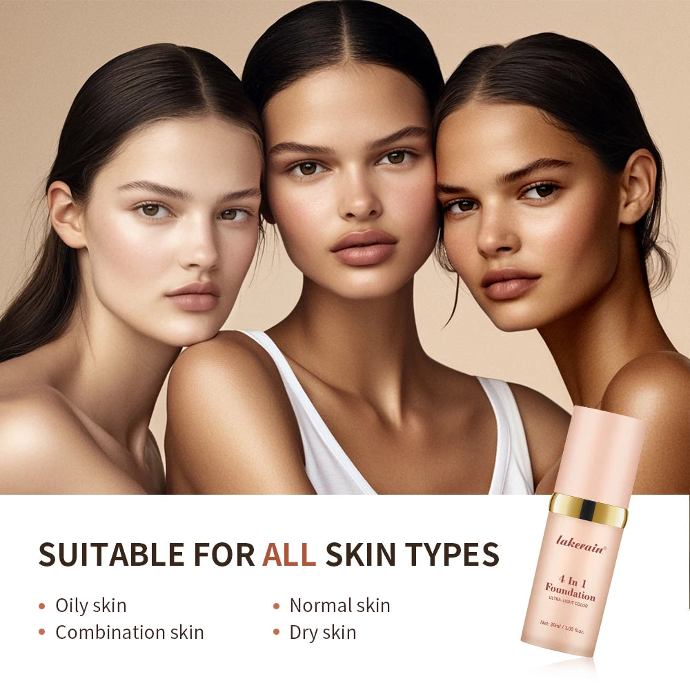 Ibcccndc 4In1 Color Changing Foundation Hydrating Full Coverage Primer