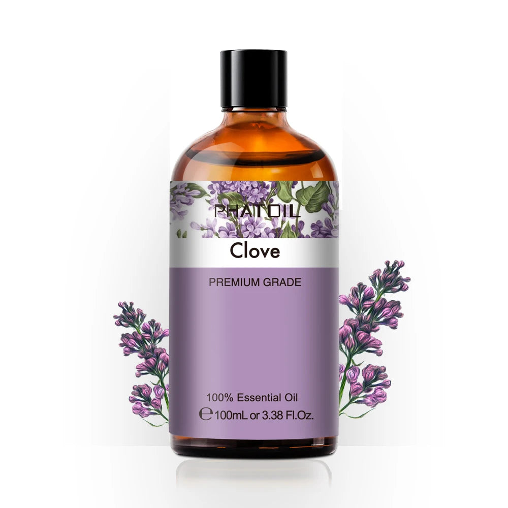 PHATOIL Pure Natural Essential Oils Set Rose Orange Lemon Lavender