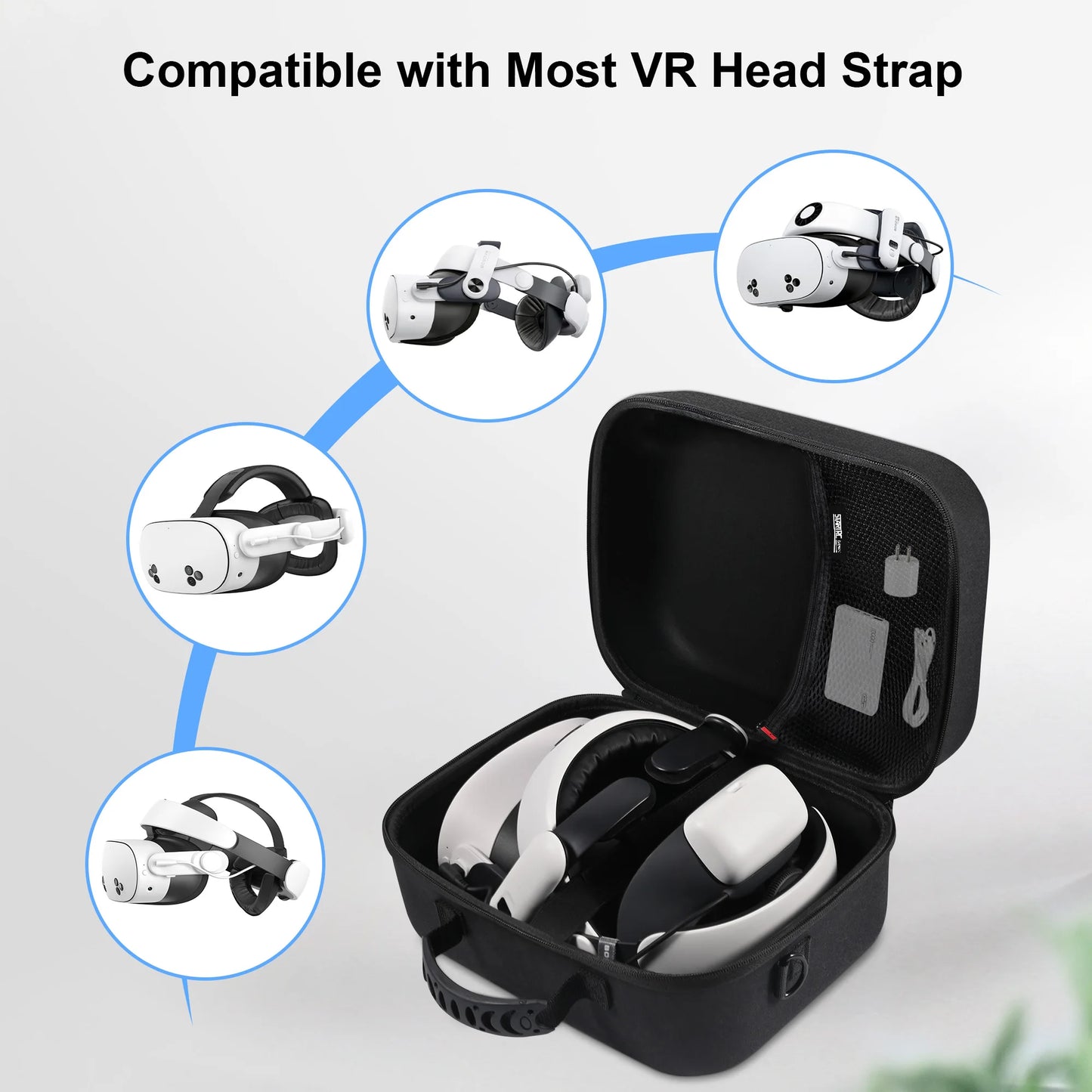 STARTRC Meta Quest 3 Large Carrying Case With Soft Lining