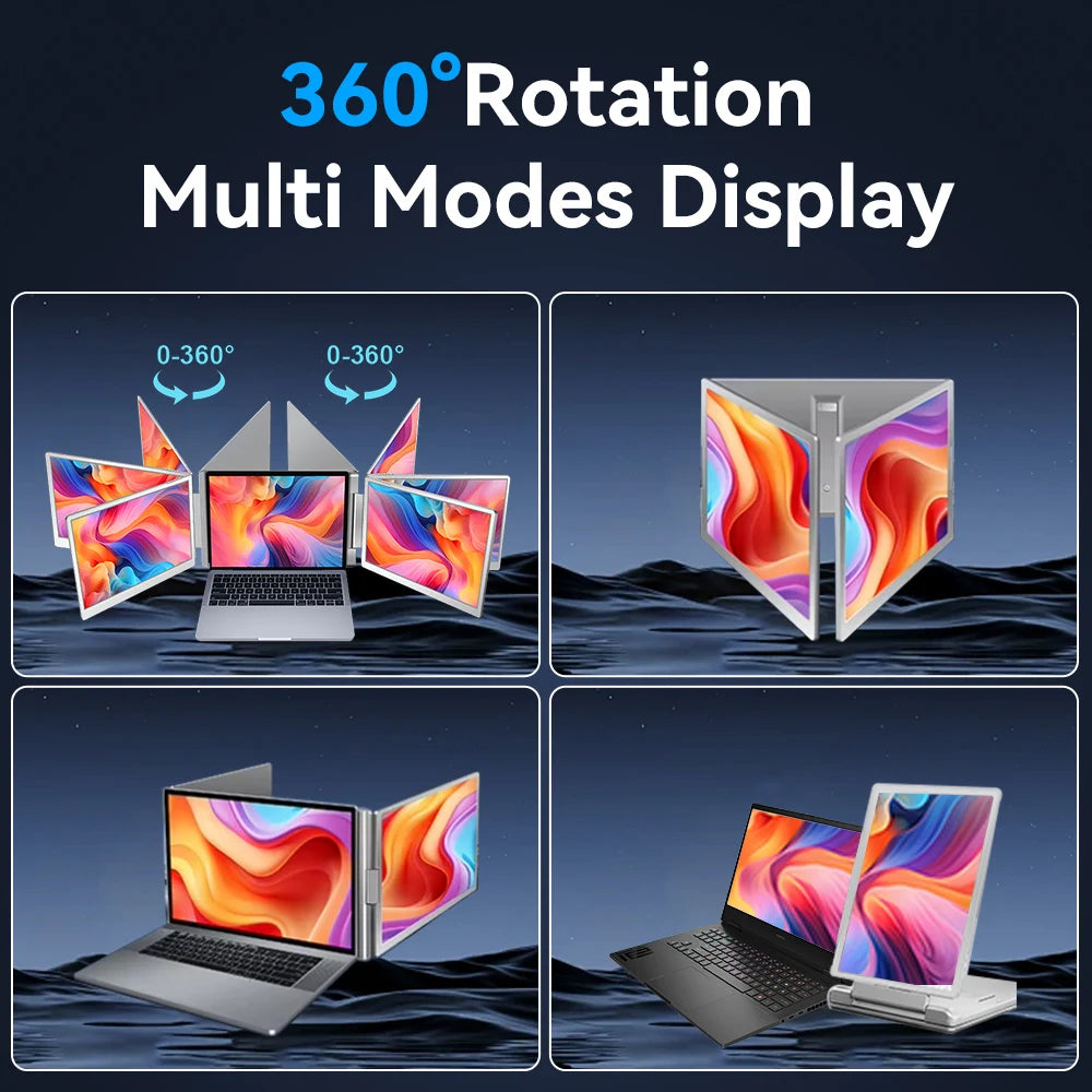 Ecooper Dual Screen Portable Monitor for Computers and Gaming Consoles