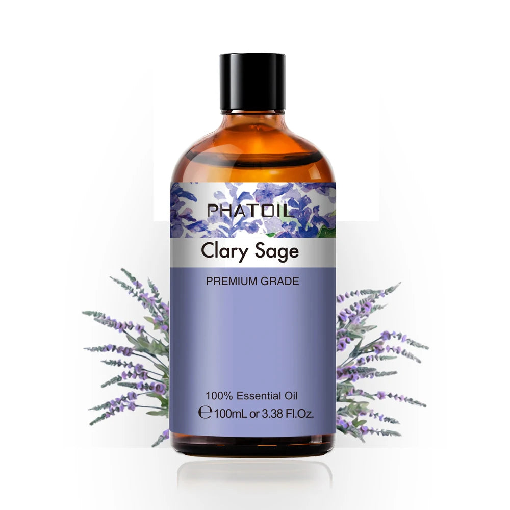 PHATOIL Pure Natural Essential Oils Set Rose Orange Lemon Lavender