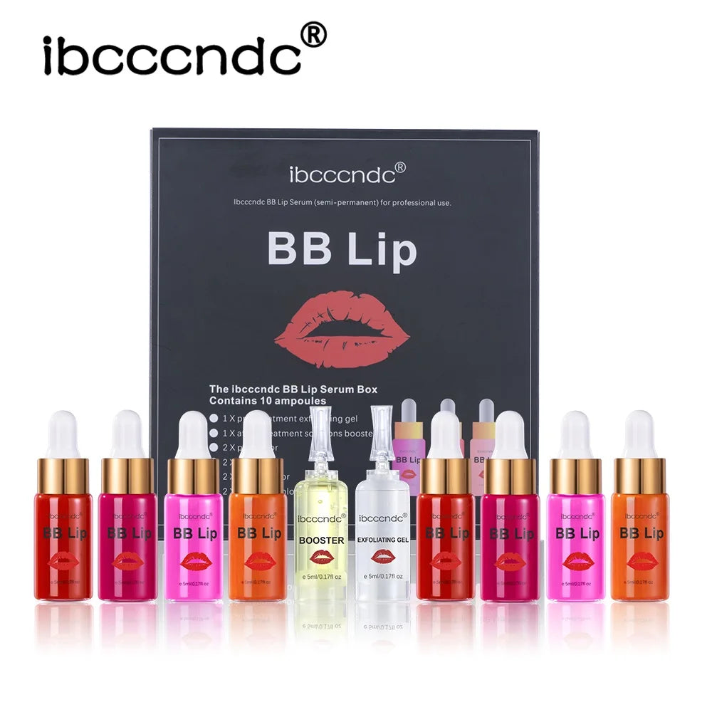 Ibcccndc Korea Glow BB Lips Ampoule Serum Starter Set