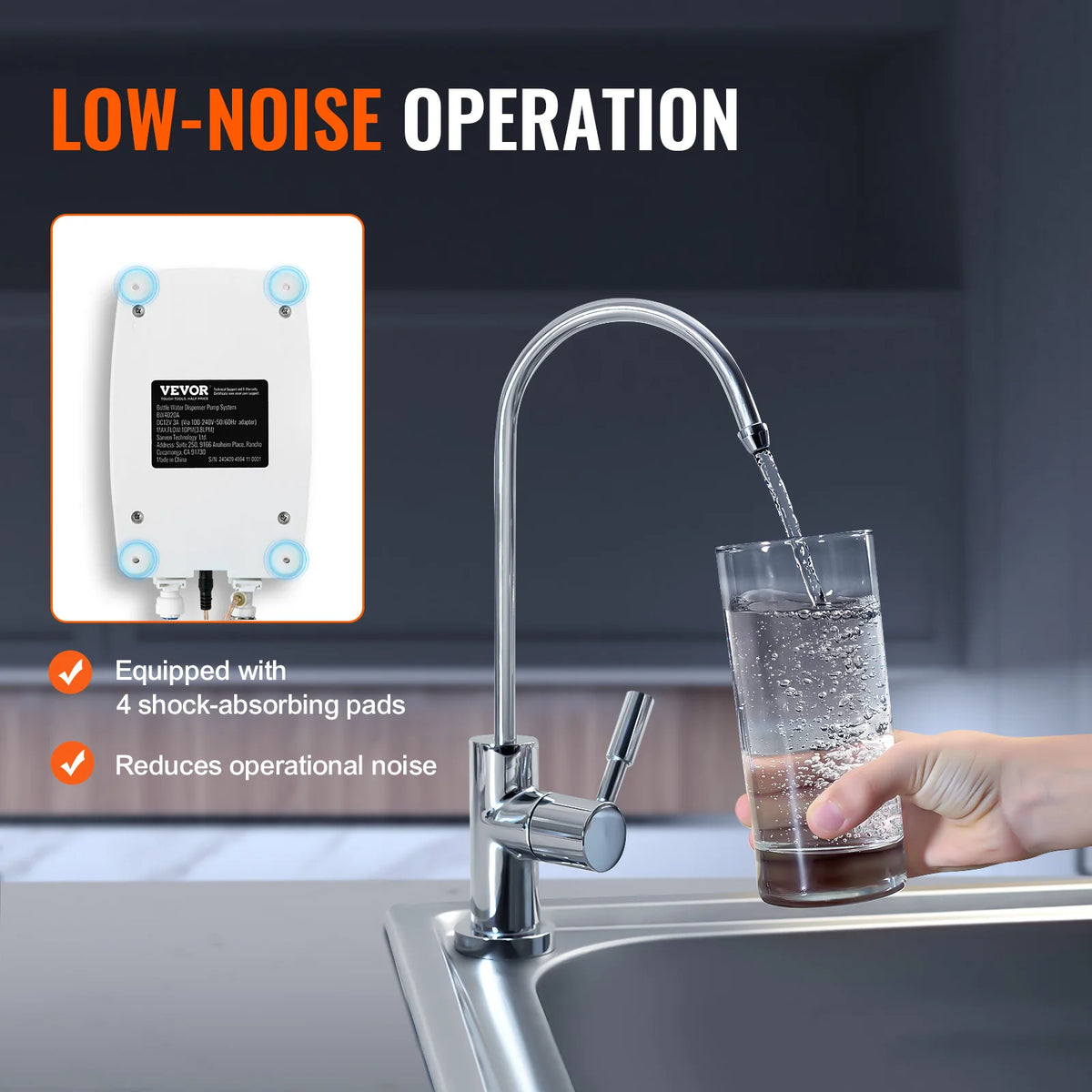 SucceBuy Electric Double-Pipe Water Dispenser Pump System