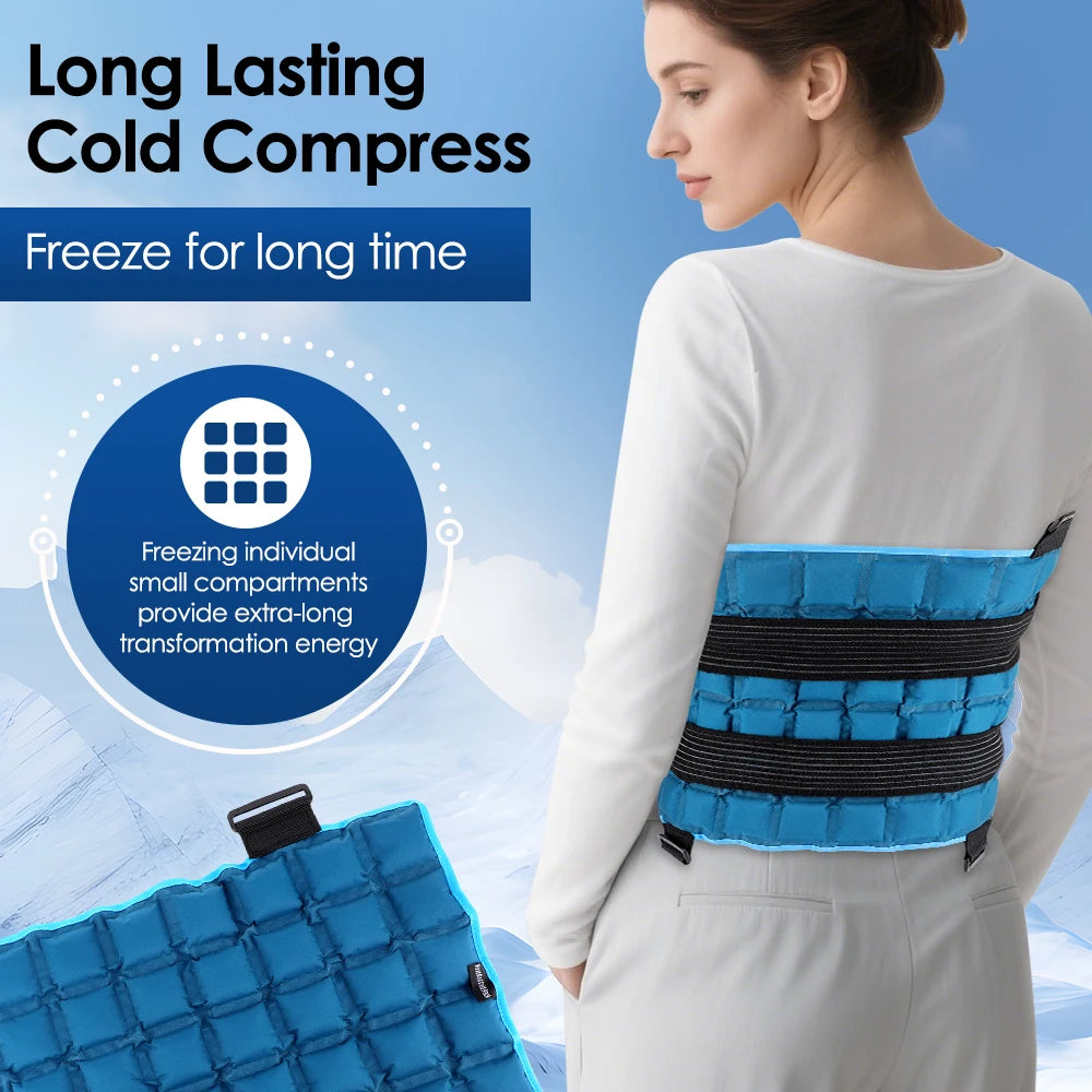 Hailicare Ice Pack for Back Relief Reusable Cold Wrap