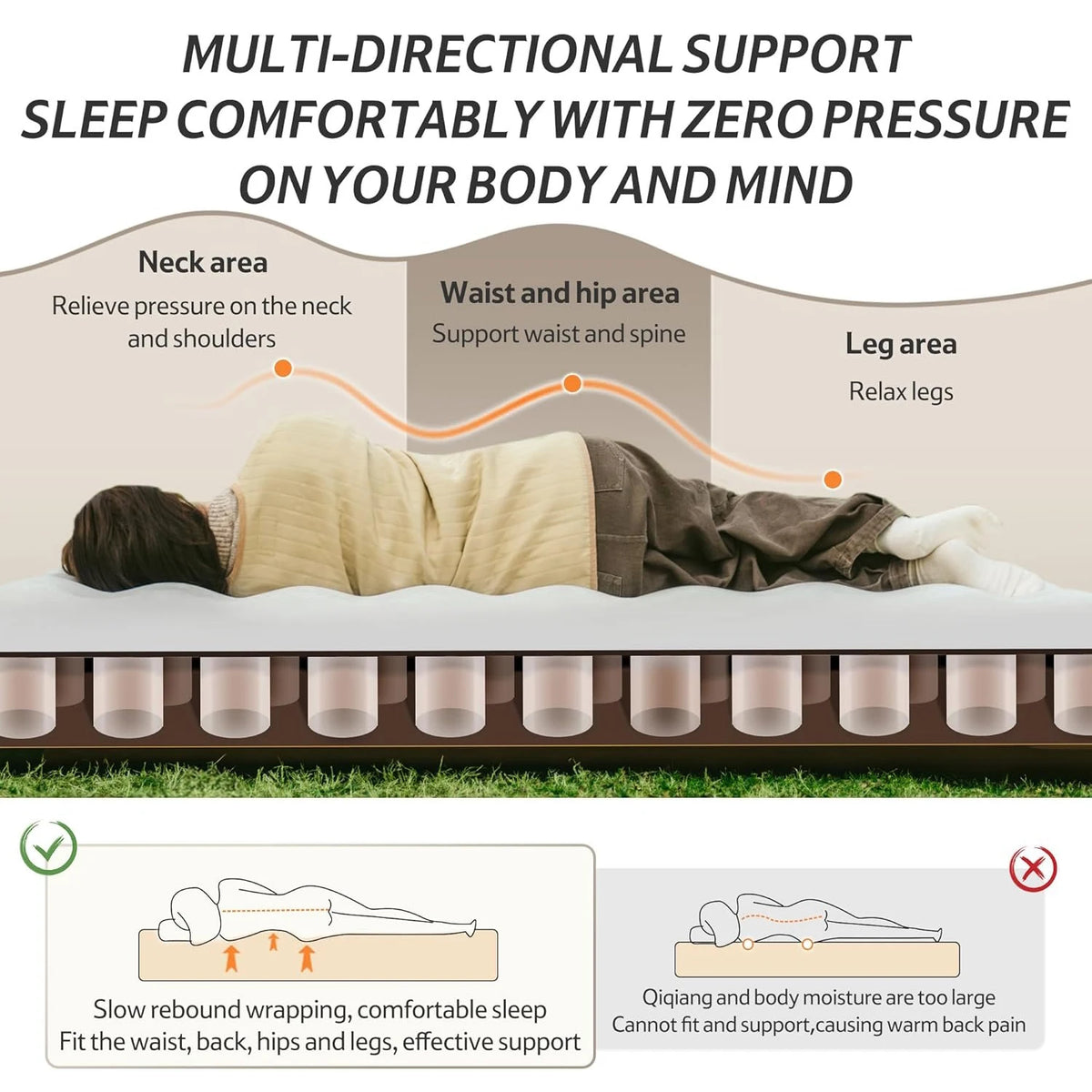 Naturehike Inflatable Air Mattress With Built In Pump For Camping