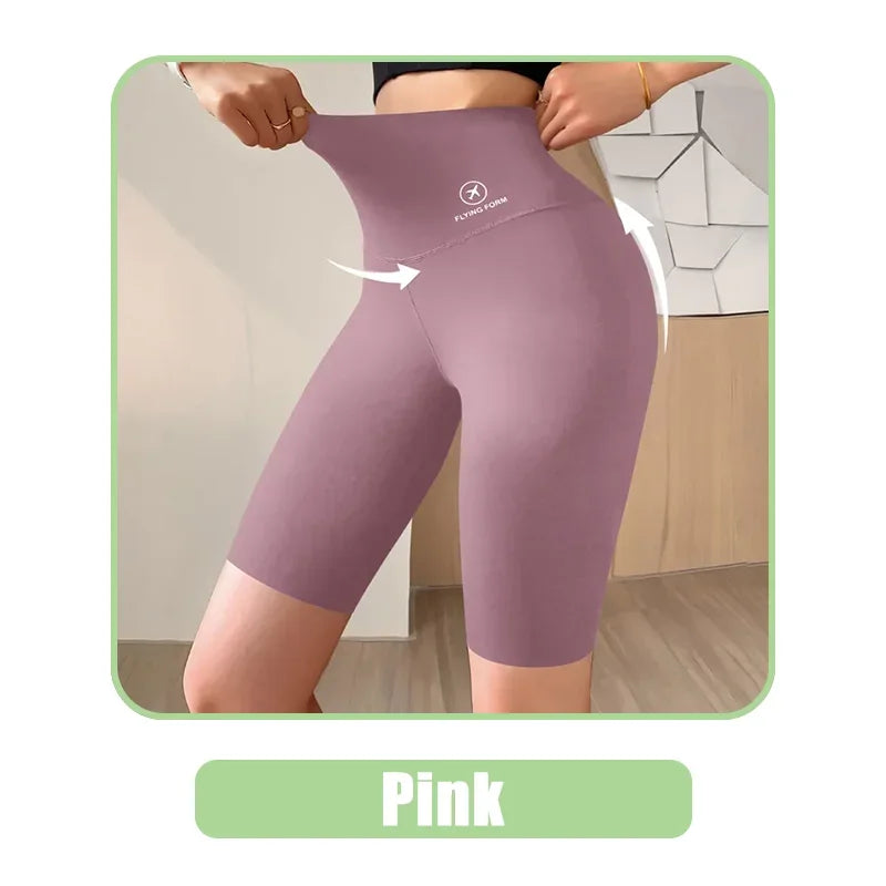 Women's Yoga Shorts High Waist Push Up Gym Fitness